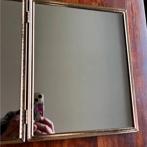 Vintage Wall Vanity Mirrors Gold Framed Decor Eclectic Mid Century - Picture 6 of 13